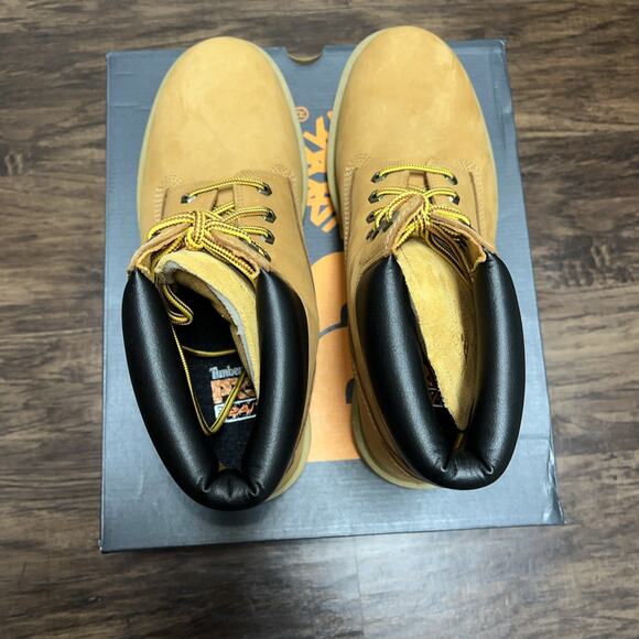 Timberland PRO Sawhorse 6" Wheat Boots Men’s Size 11 Composite Safety Toe - Picture 7 of 8